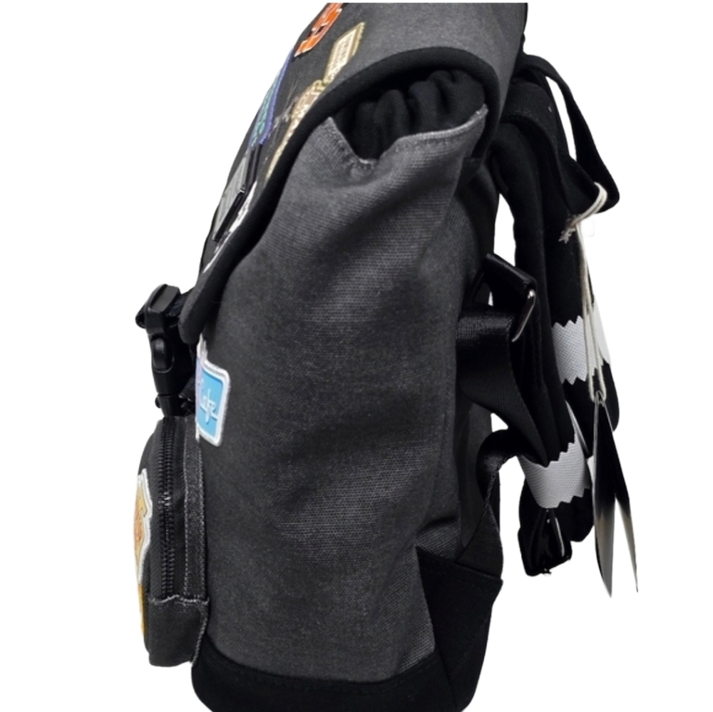 Loungefly Pixar Cars Canvas Us 66 Patch Minin Backpack Nwt - Picture 2 of 4